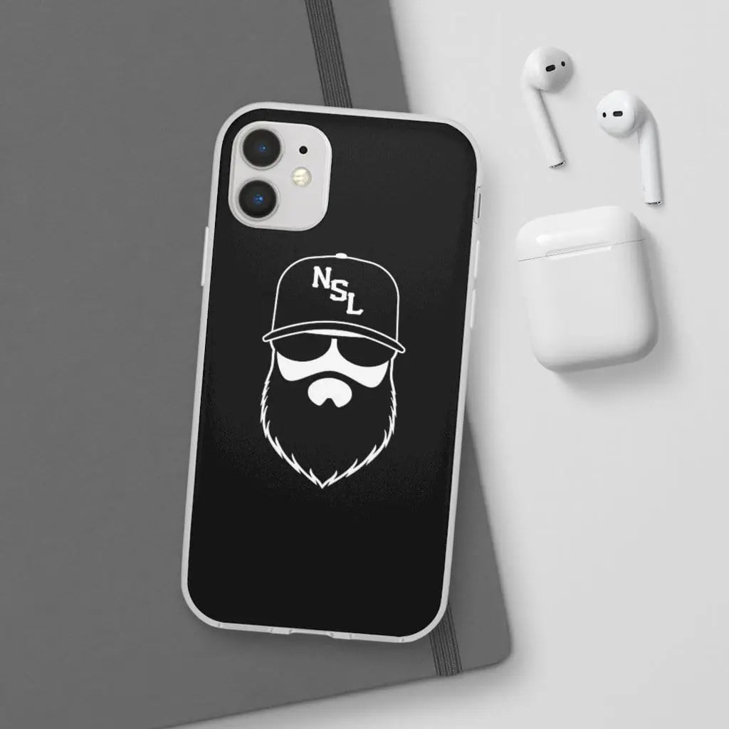 No Shave Life Beard League Black Durable Phone Case|Phone Case