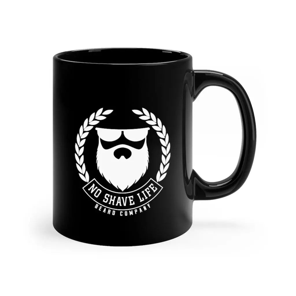 Bearded Victory Black Ceramic Coffee Mug