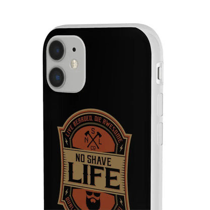 Live Bearded, Die Awesome Black Durable Phone Case|Phone Case