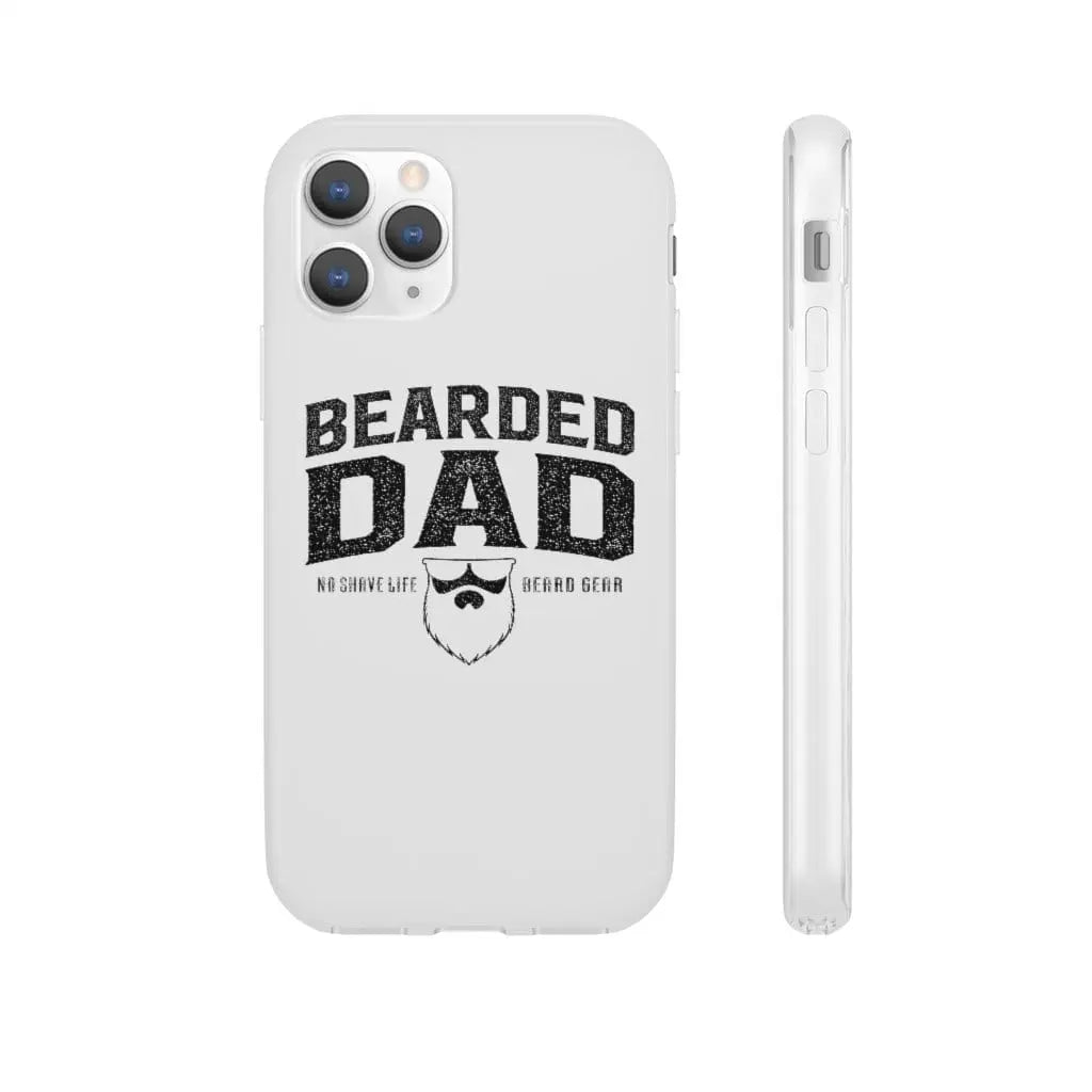 Bearded Dad White Durable Phone Case|Phone Case