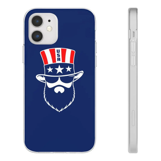 Bearded Patriot Blue Durable Phone Case|Phone Case