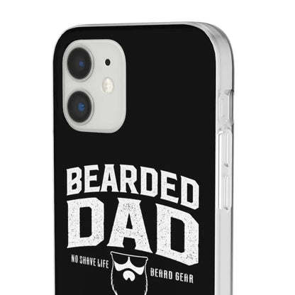 Bearded Dad Black Durable Phone Case|Phone Case