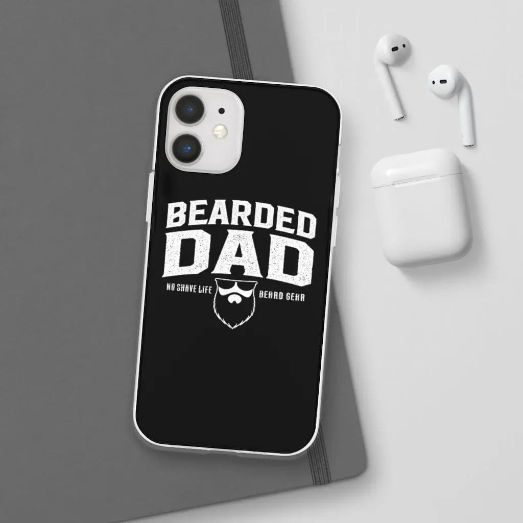 Bearded Dad Black Durable Phone Case|Phone Case