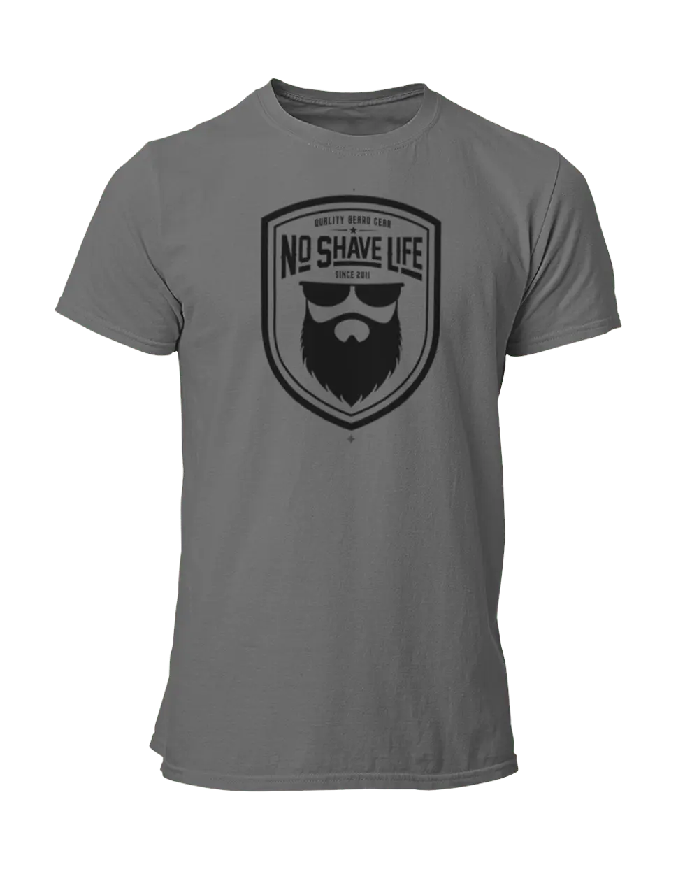 Beard Gear Shield Grey Men's T-Shirt|T-Shirt