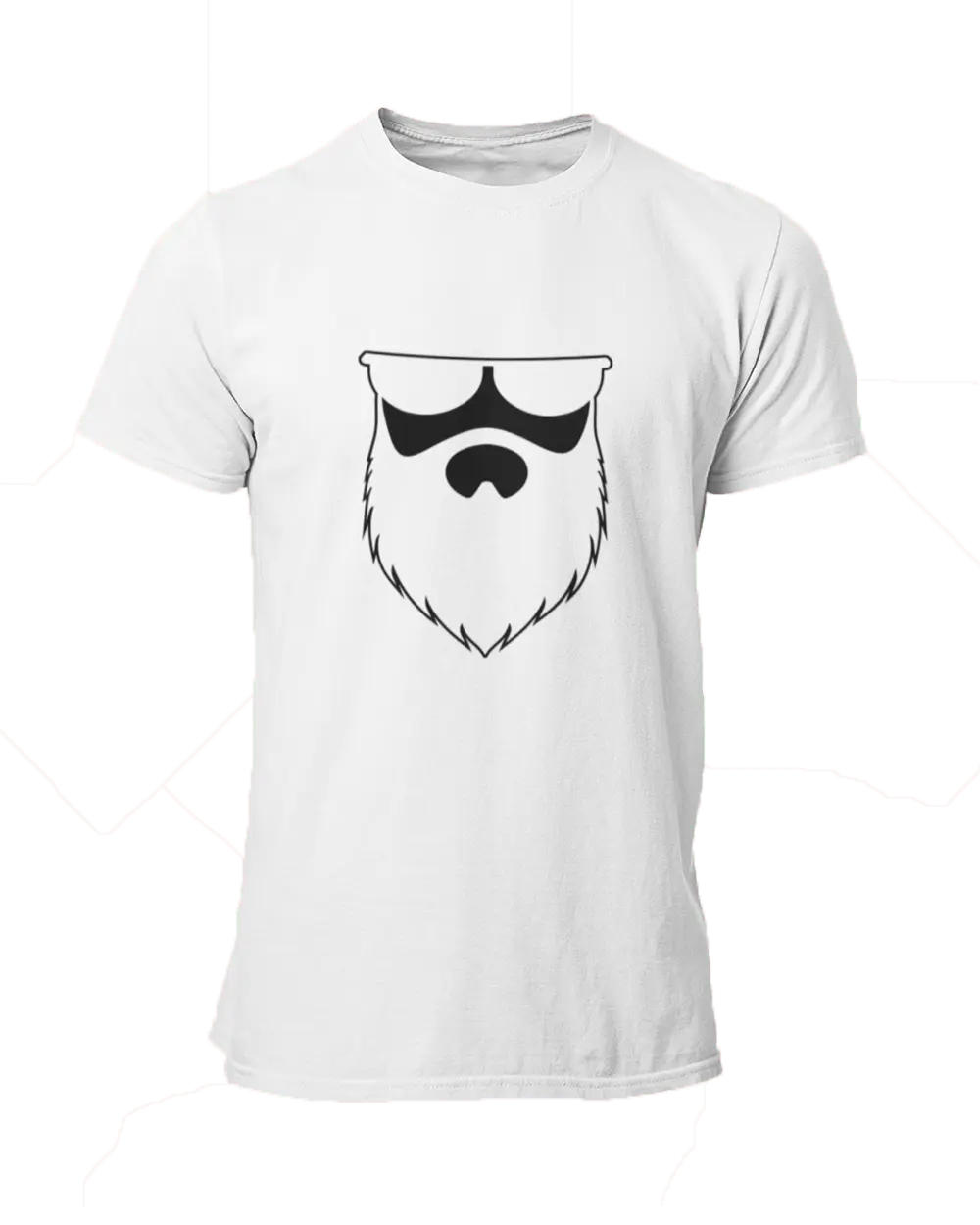 OG No Shave Life Reversed Beard White T-Shirt|T-Shirt