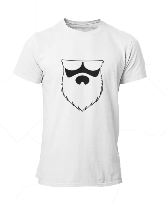 OG No Shave Life Reversed Beard White T-Shirt|T-Shirt