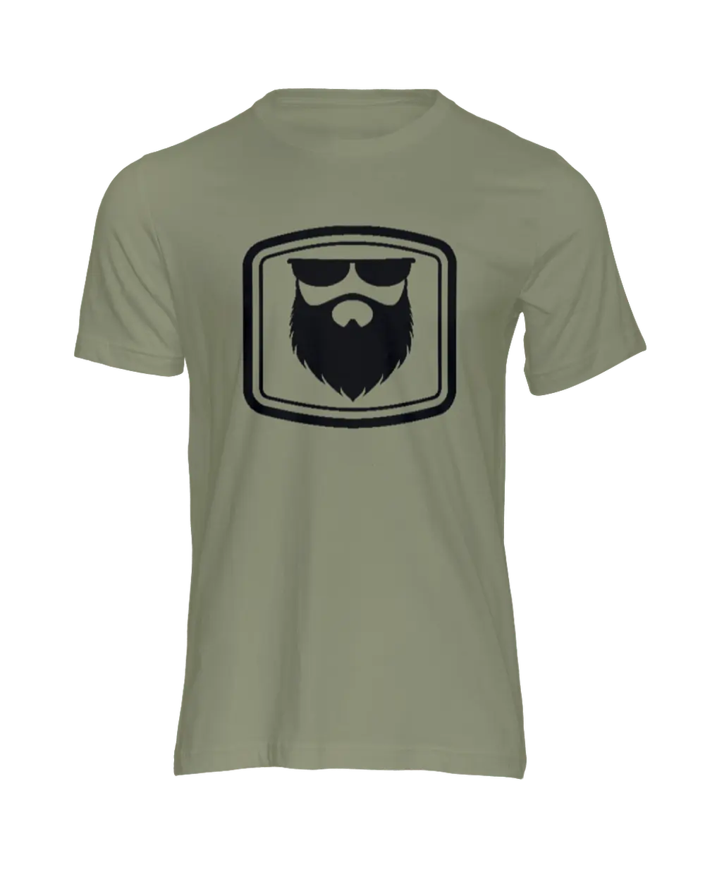 THE OG BEARD 2.0 Army Green Men's T-Shirt