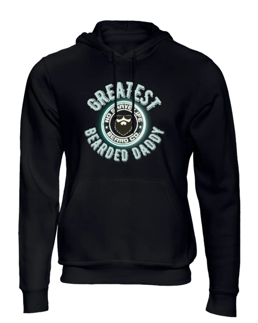 Greatest Bearded Daddy Black Men's Hoodie|Hoodie