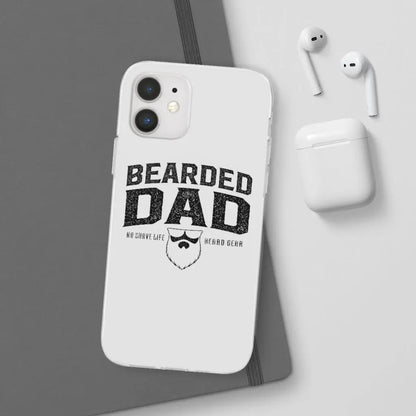 Bearded Dad White Durable Phone Case|Phone Case