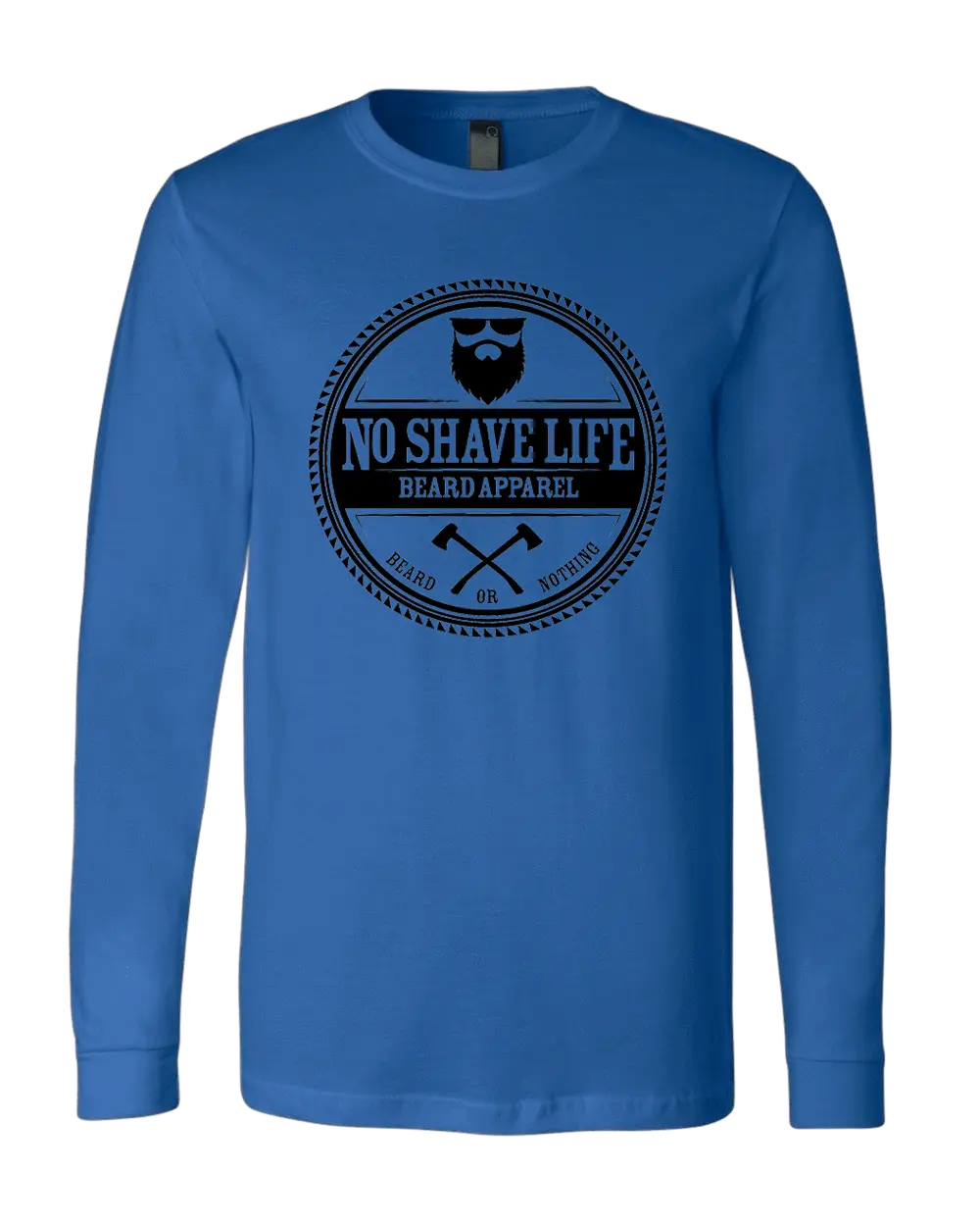 Circle Axe Blue Long Sleeve Shirt|Long Sleeve Shirt