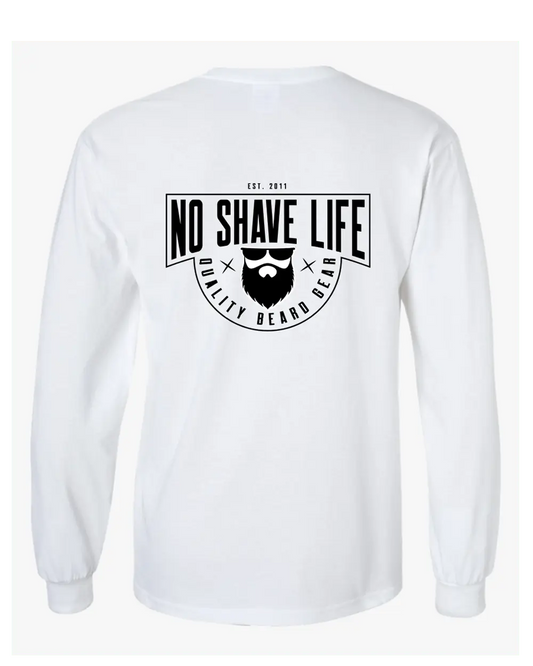 NSL Badge White Long Sleeve Shirt|Long Sleeve Shirt