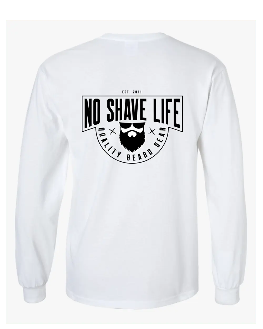 NSL Badge White Long Sleeve Shirt
