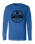 Camisa de manga larga azul Circle Axe|Camisa de manga larga