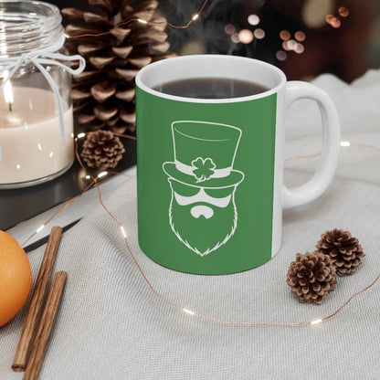 Saint Beard White Ceramic Coffee Mug|Mug