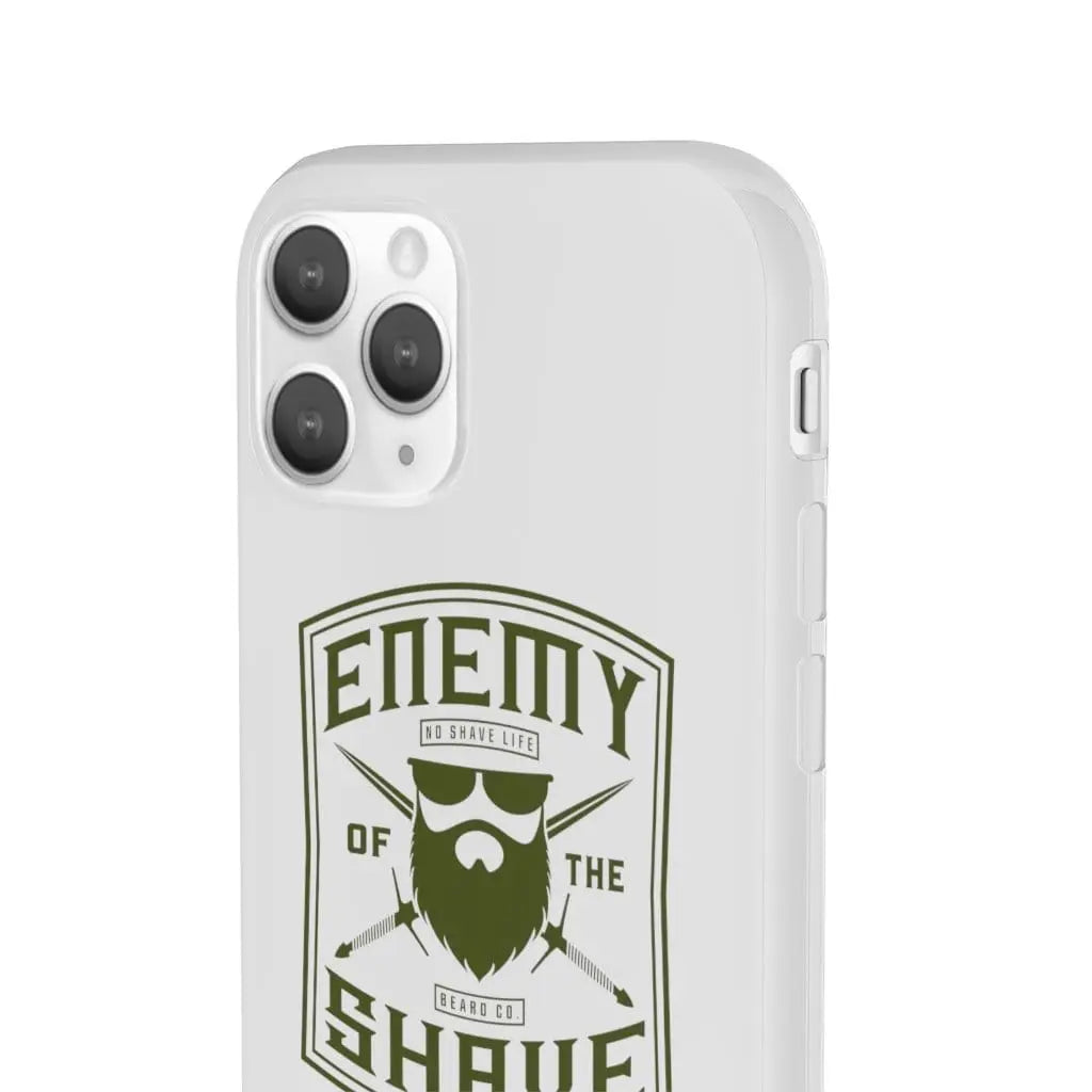 ENEMY OF THE SHAVE White Durable Phone Case|Phone Case