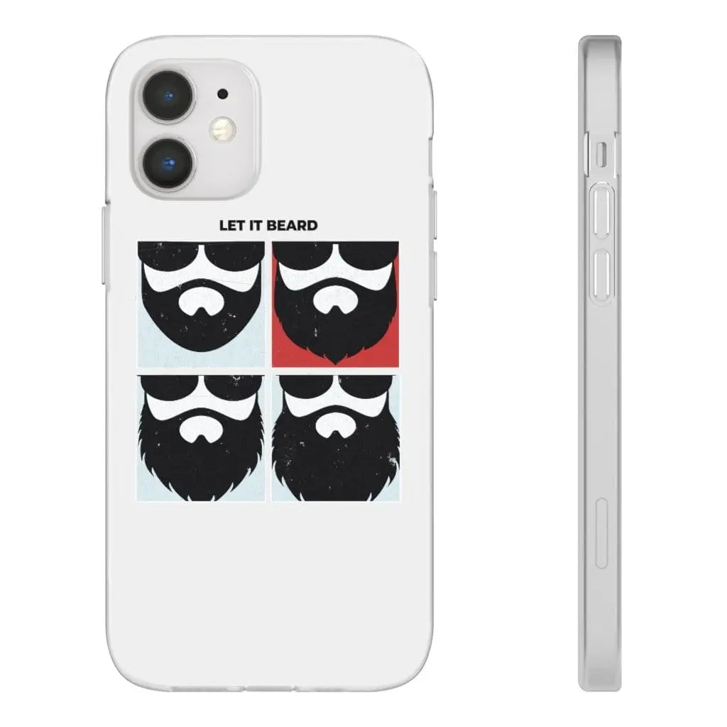 Let it Beard White Durable Phone Case|Phone Case