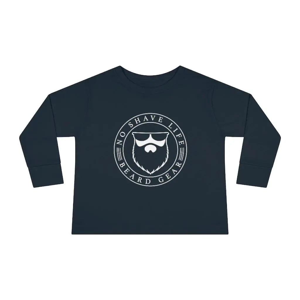 Seal of Beard Toddler Long Sleeve Shirt|Toddler Long Sleeve