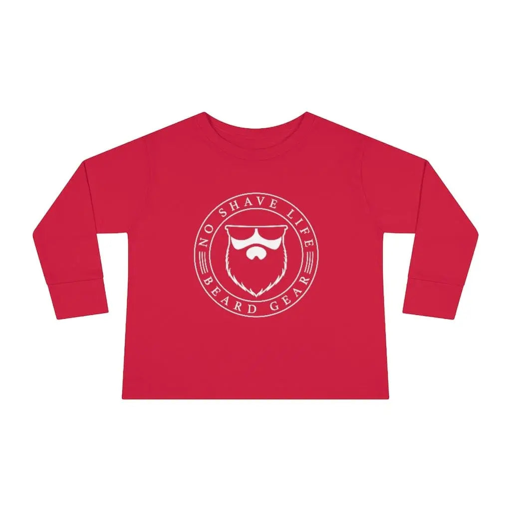 Seal of Beard Toddler Long Sleeve Shirt|Toddler Long Sleeve