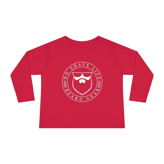 Seal of Beard Toddler Long Sleeve Shirt|Toddler Long Sleeve