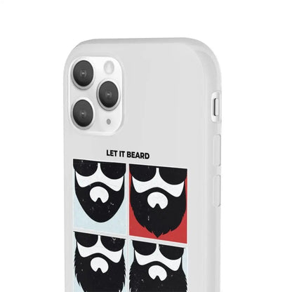 Let it Beard White Durable Phone Case|Phone Case