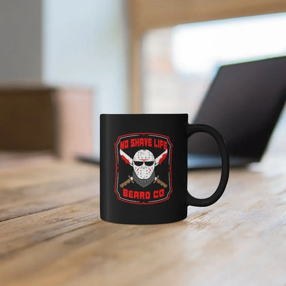 Bearded Slasher NSL Black Ceramic Coffee Mug|Mug