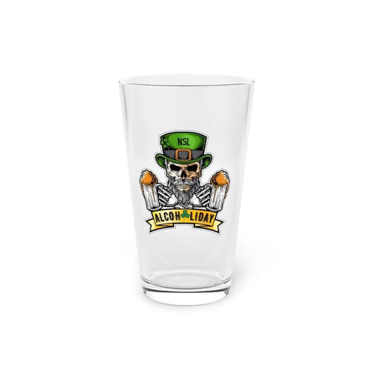 Saint Patrick Bearded Skull Pint Glass|Pint Glass