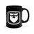 THE OG BEARD 2.0 Black Ceramic Coffee Mug|Mug
