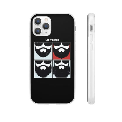 Let it Beard Black Durable Phone Case|Phone Case