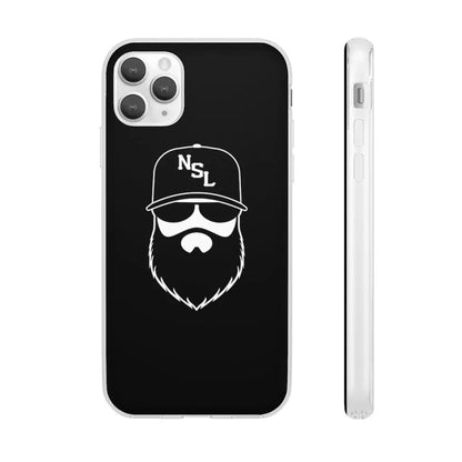 No Shave Life Beard League Black Durable Phone Case|Phone Case