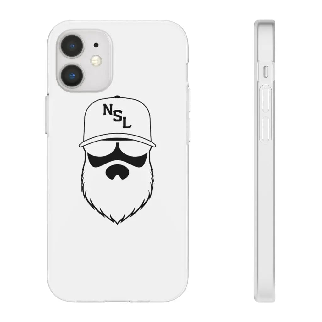 No Shave Life Beard League White Durable Phone Case