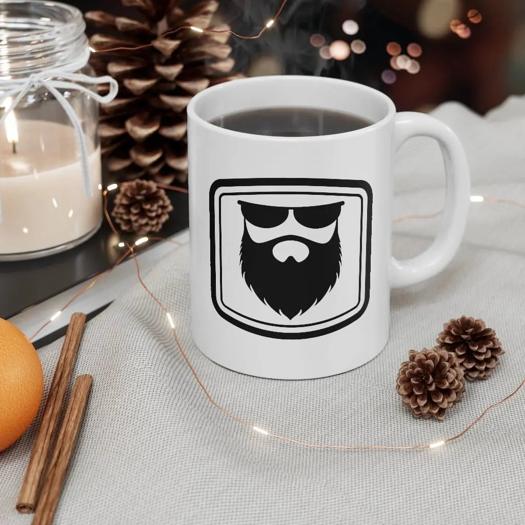 THE OG BEARD 2.0 White Ceramic Coffee Mug|Mug