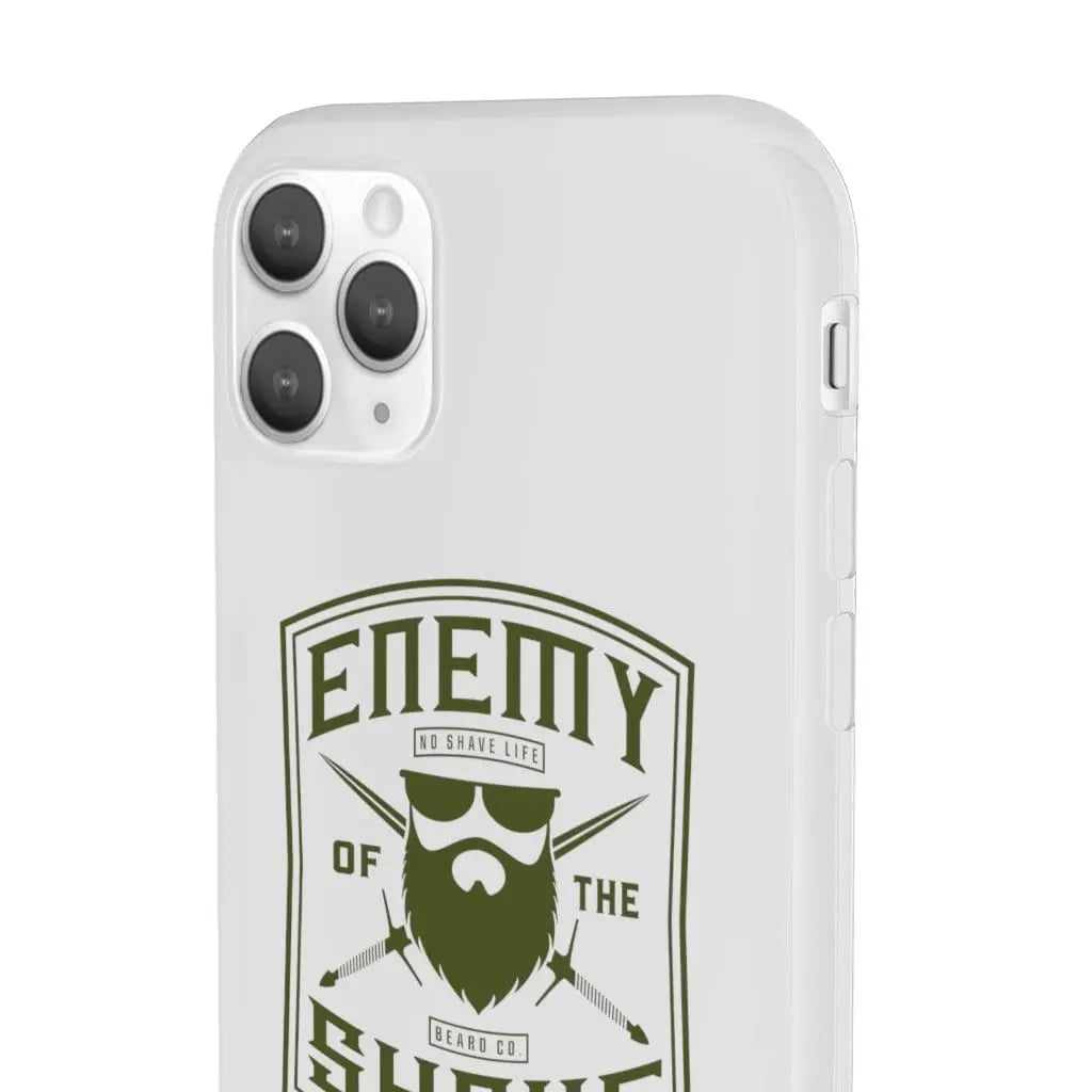 ENEMY OF THE SHAVE White Durable Phone Case|Phone Case