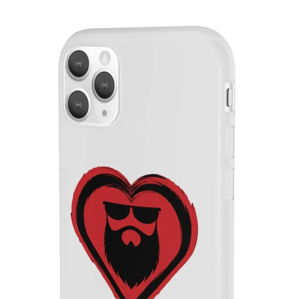 Beard Love White Durable Phone Case|Phone Case