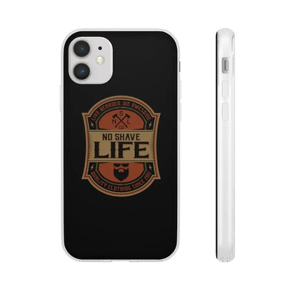 Live Bearded, Die Awesome Black Durable Phone Case|Phone Case