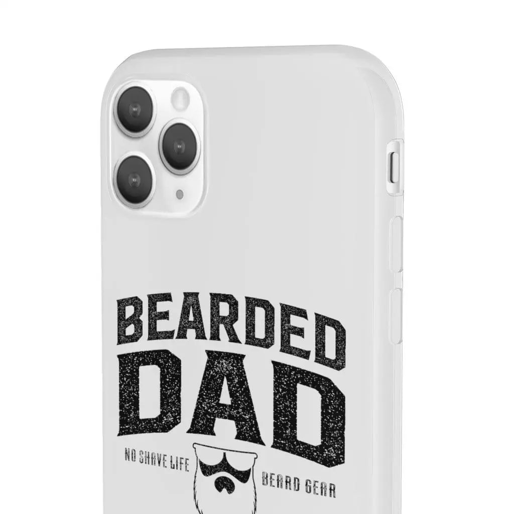 Bearded Dad White Durable Phone Case|Phone Case