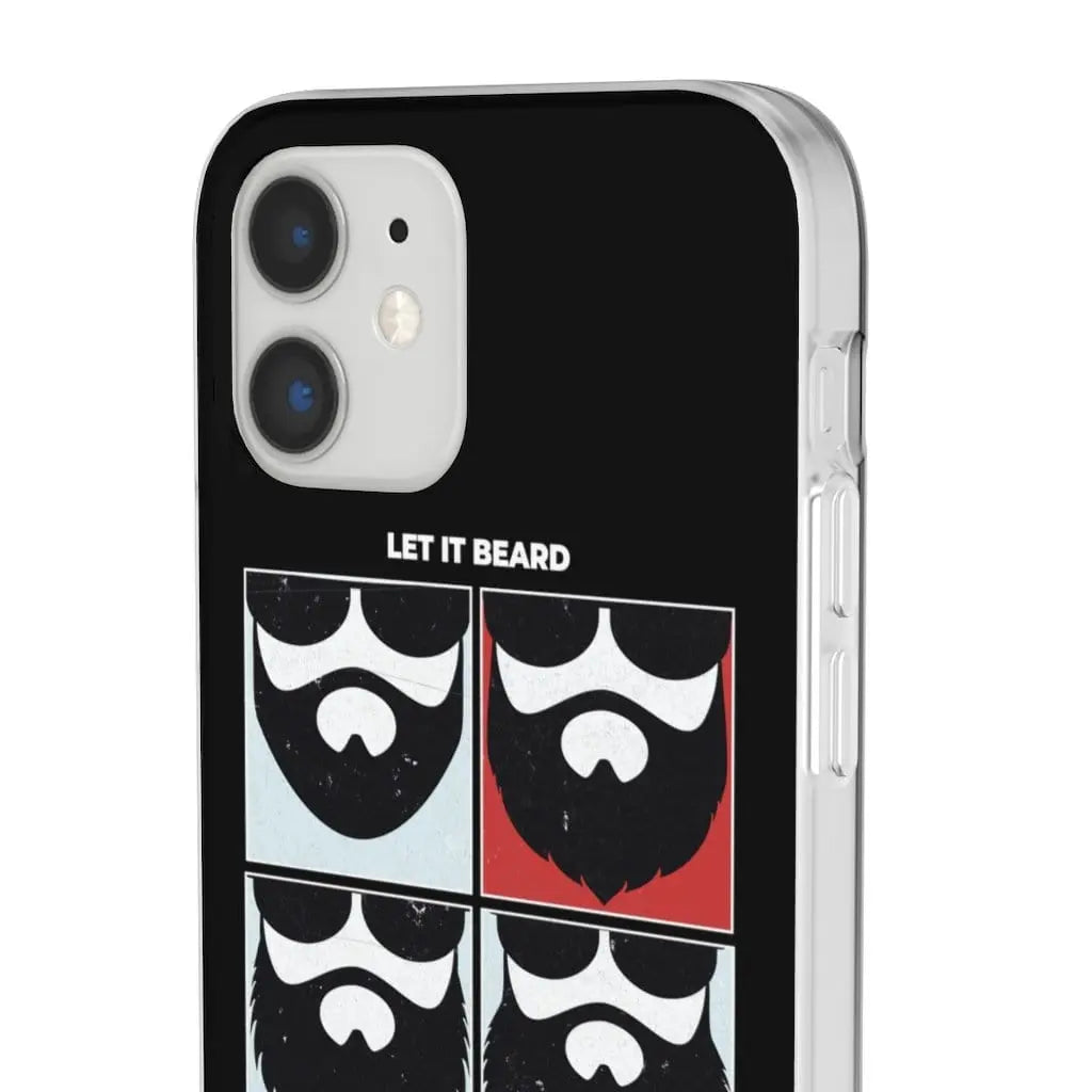 Let it Beard Black Durable Phone Case|Phone Case