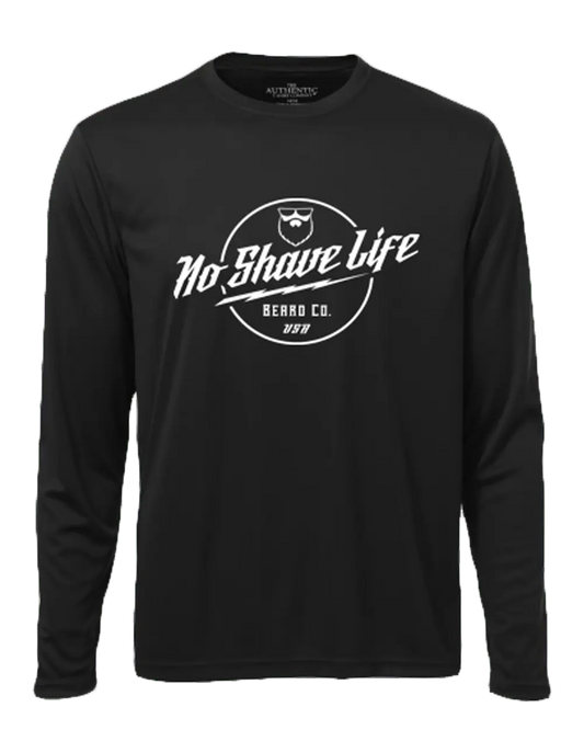 No Shave Life Crate Black Long Sleeve Shirt|Long Sleeve Shirt