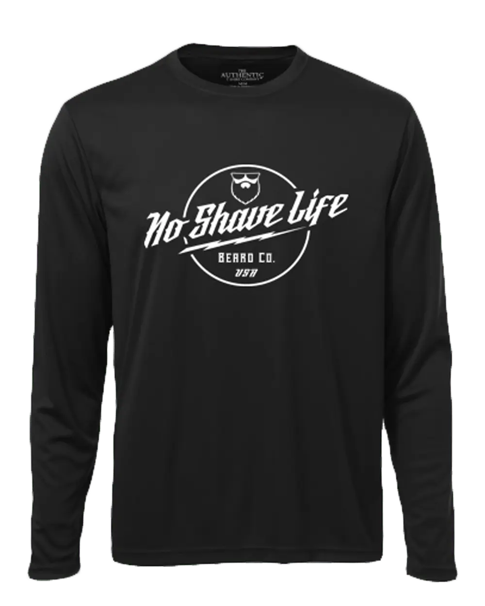 No Shave Life Crate Black Long Sleeve Shirt|Long Sleeve Shirt
