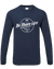 No Shave Life Crate Navy Blue Long Sleeve Shirt