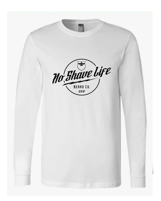 No Shave Life Crate White Long Sleeve Shirt|Long Sleeve Shirt