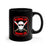Taza de café de cerámica negra Bearded Slasher NSL/Taza