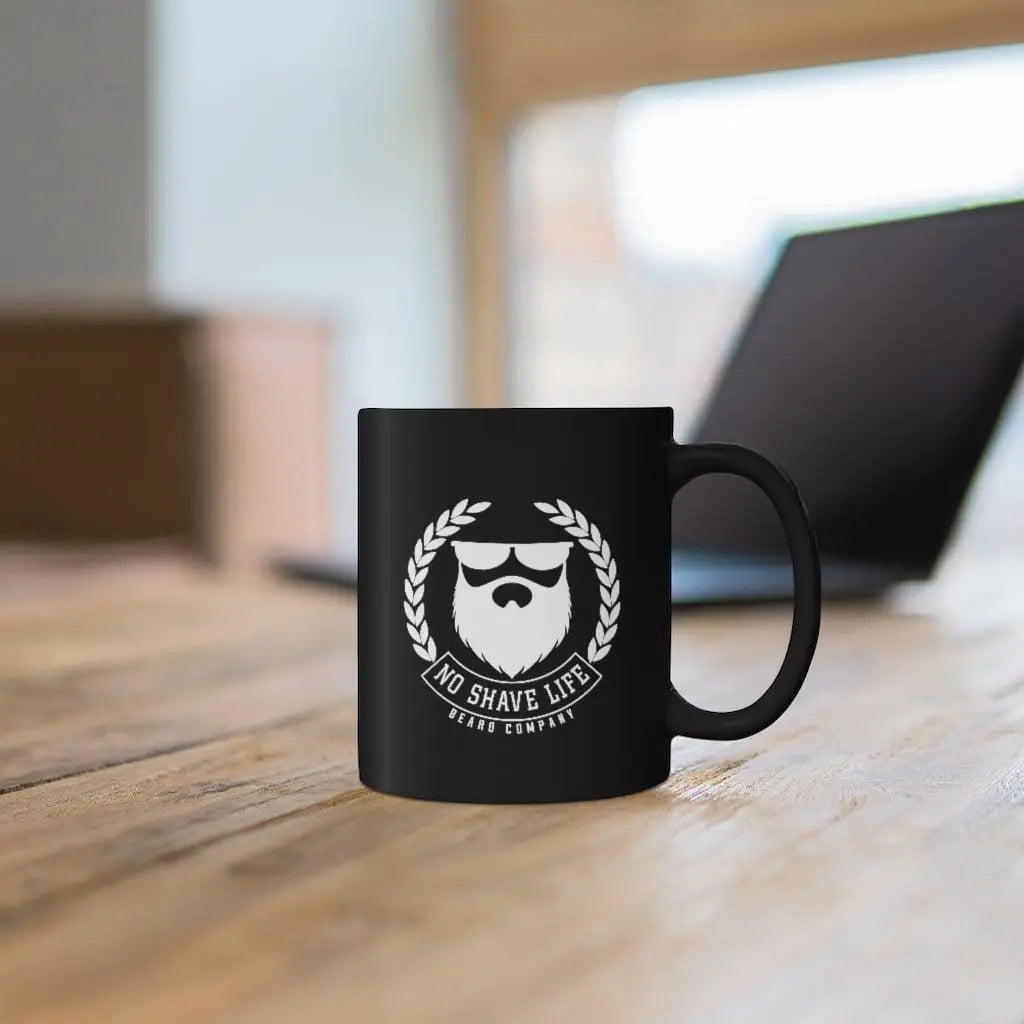 Bearded Victory Black Ceramic Coffee Mug|Mug