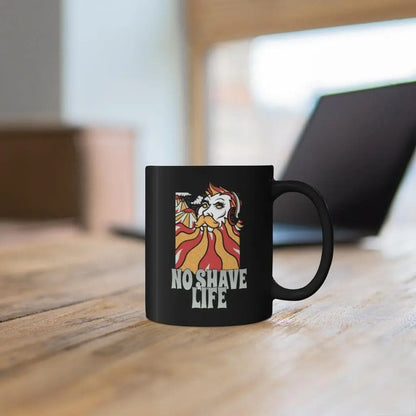 NSL Graphic Black Ceramic Coffee Mug|Mug