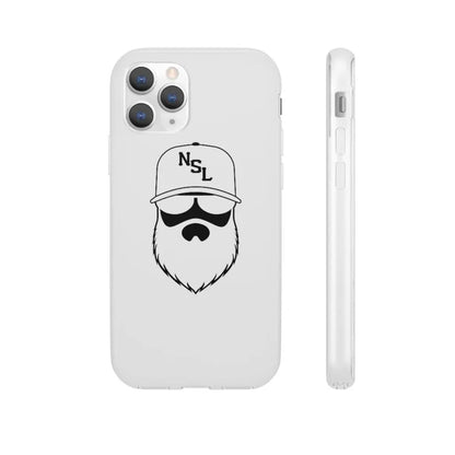 No Shave Life Beard League White Durable Phone Case|Phone Case