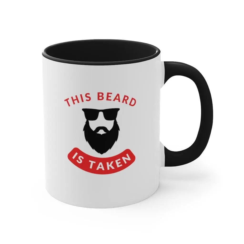 Loved By A Bearded Man/This Beard is Taken Couple Mug|Couple Mugs