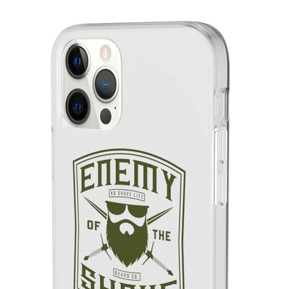 ENEMY OF THE SHAVE White Durable Phone Case|Phone Case