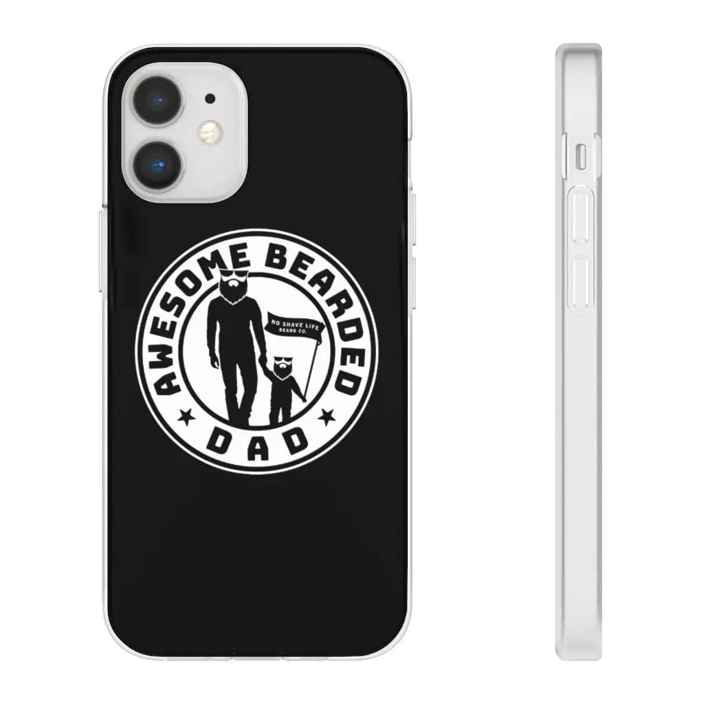 AWESOME BEARDED DAD Black Durable Phone Case|Phone Case