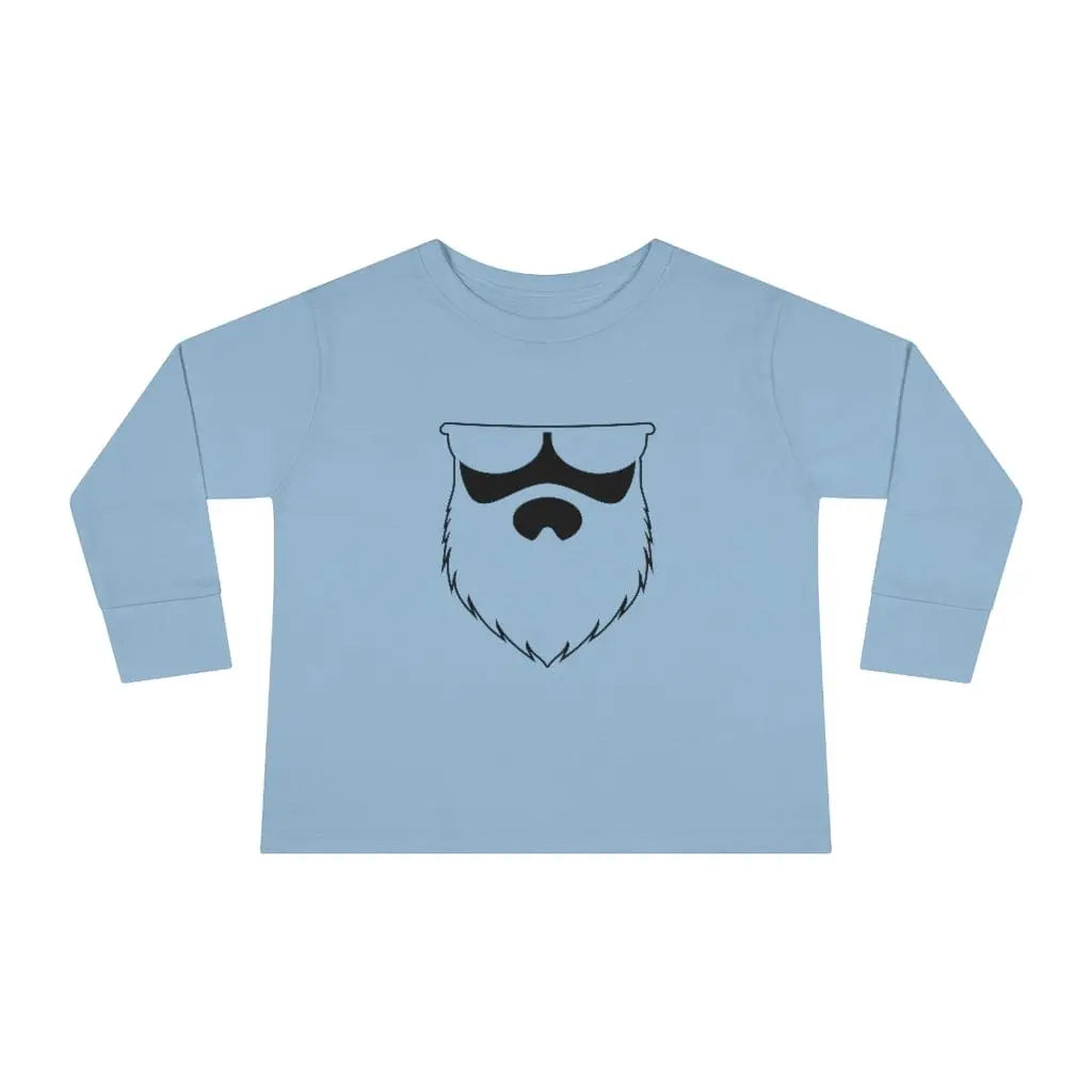 OG No Shave Life Beard Toddler Long Sleeve Shirt|Toddler Long Sleeve