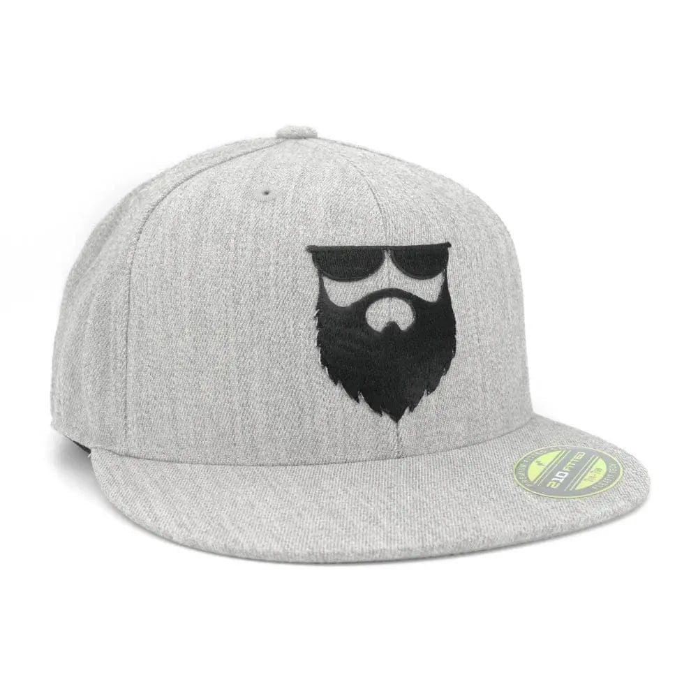 OG Beard Logo Patch - Flexfit - Heather Grey|Hat
