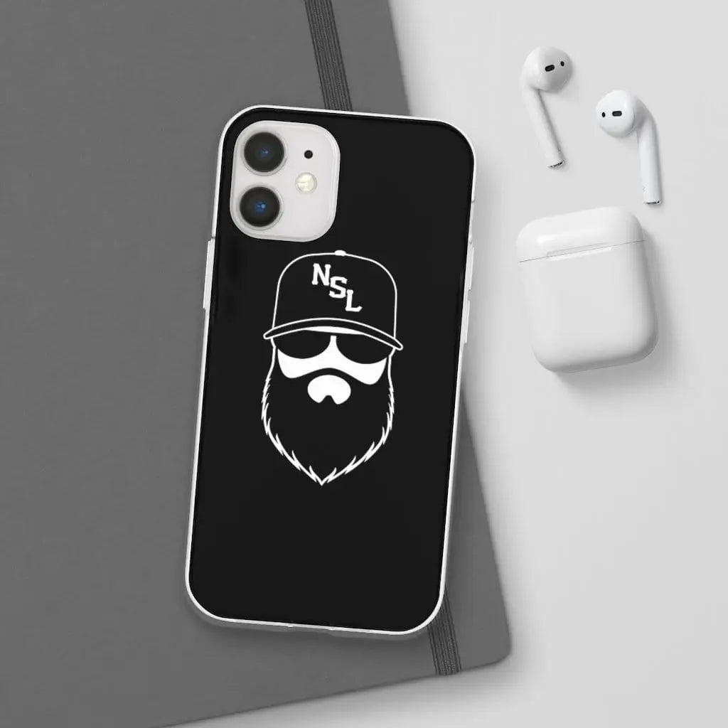 No Shave Life Beard League Black Durable Phone Case|Phone Case